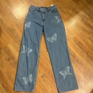 Hollister Jeans Ultra High Rise Dad Jean Sz 7 Women’s